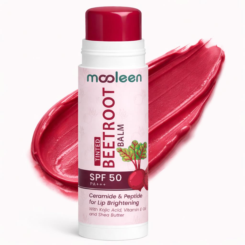 Tinted Beetroot Lip Balm with SPF 50 PA+++, Kojic Acid, Vitamin E Oil and Shea Butter, 5gm-picture-30