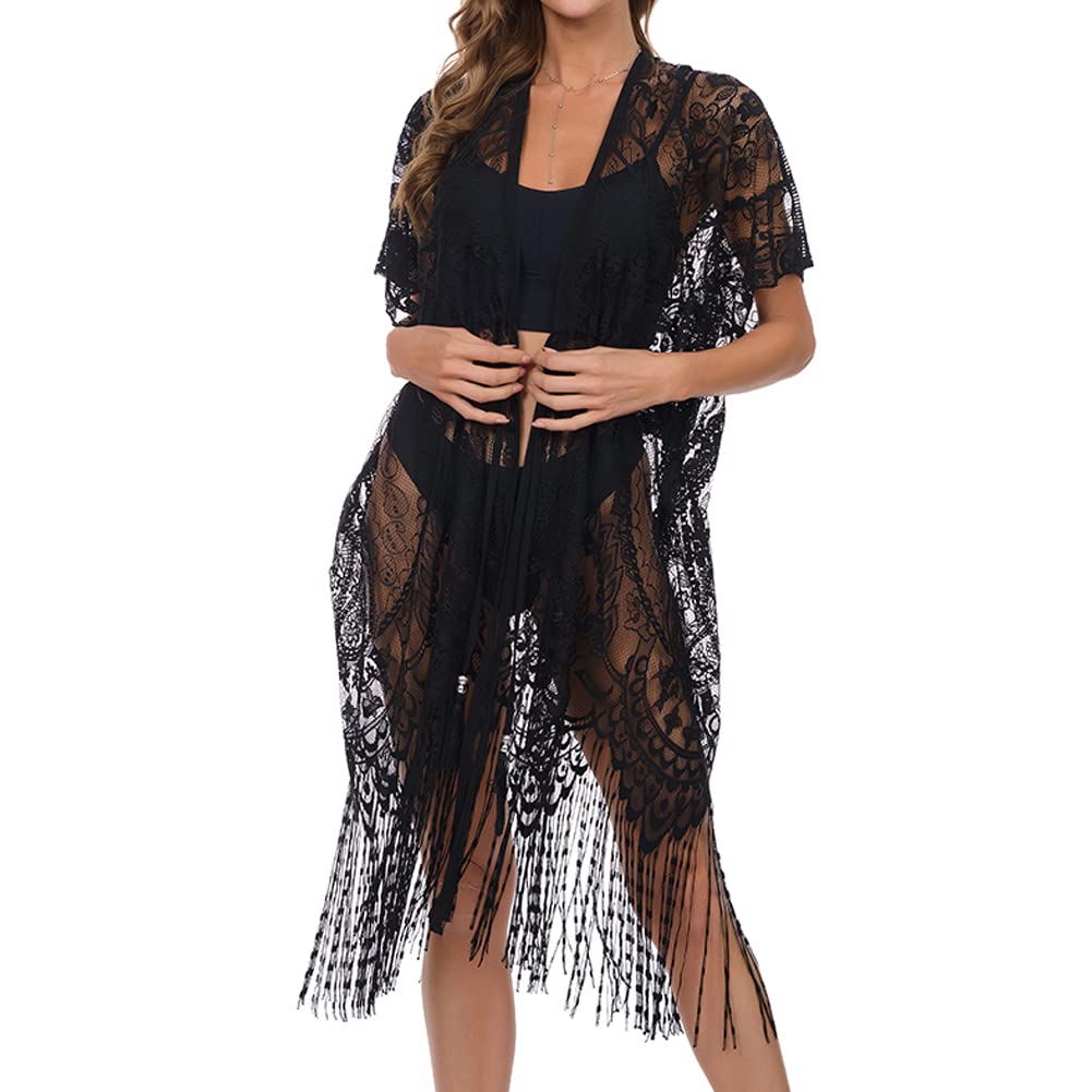 Pareo Donna Mare Copricostume Donna In Pizzo Cover Up Da