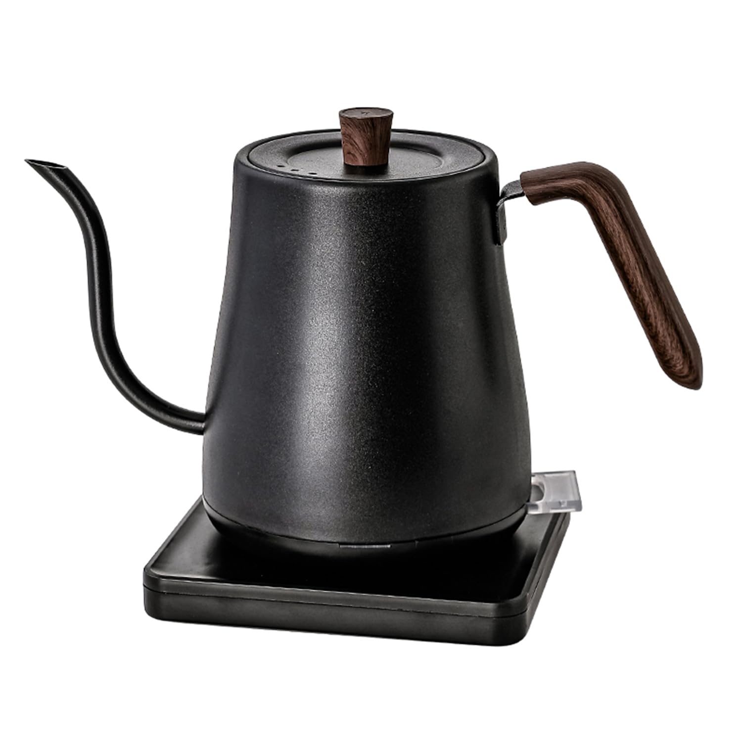 Electric Gooseneck Kettle, Hot Water Boiler to Pour Over Coffee, 1000 Watt Quick Heating Pot, 0.8L, 304 Stainless Steel, Auto Shut-Off and Boil-Dry Protection, UK Plug