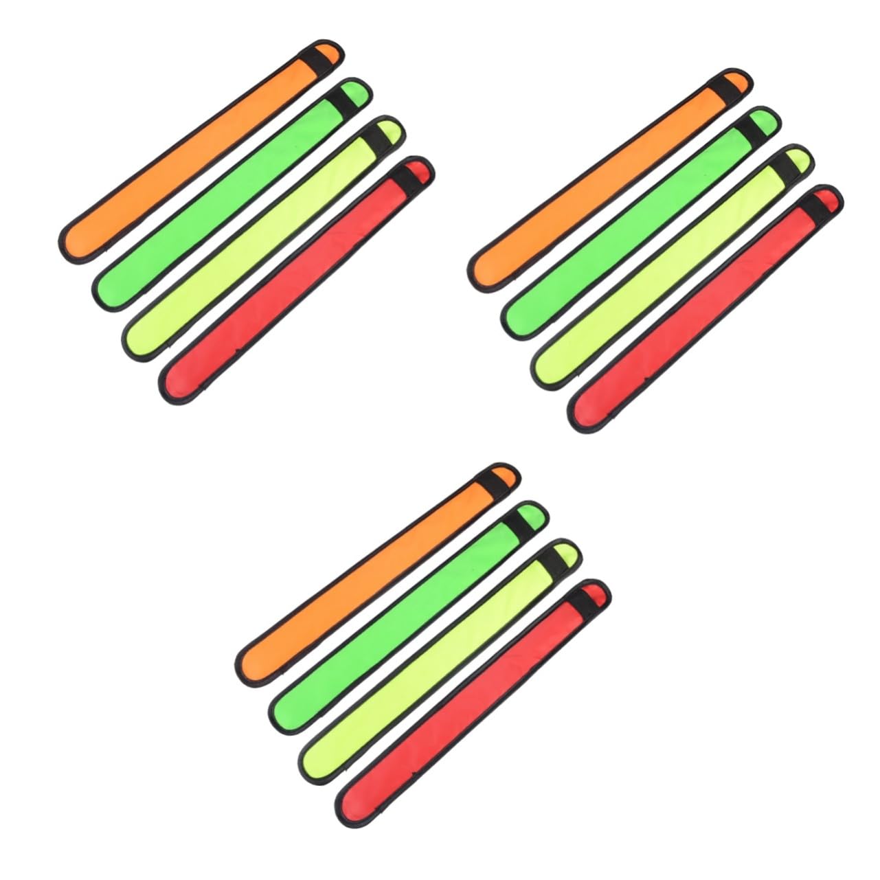 Toddmomy Bracelets LED pour Accessoire pour Course Randonnée Vert Orange