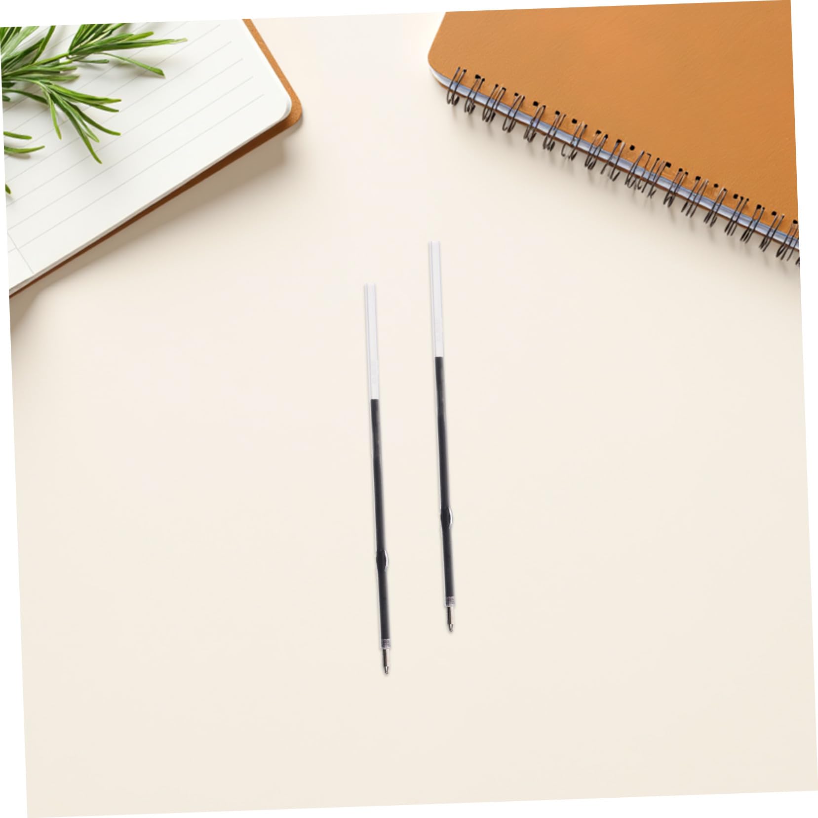 POPETPOP 500 Pièces Recharges de Stylo Bille Rétractables Noir Encre Séchage Rapide Compatibles la Plupart des Stylos à Lot pour Usage Bureau et École