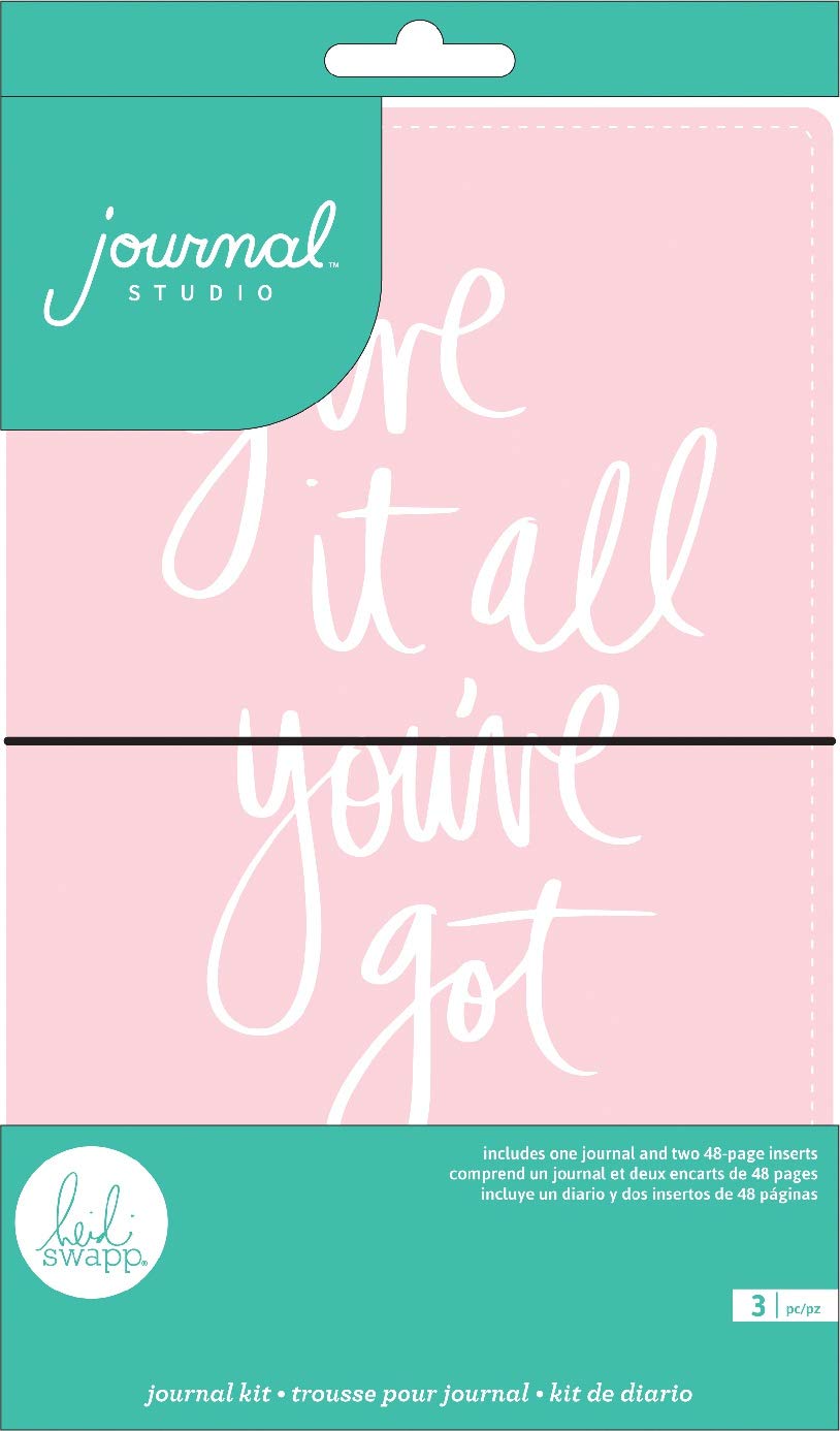 Heidi Swapp 314382 Kit Journal Studio-Give (3 Piece), Multicolor
