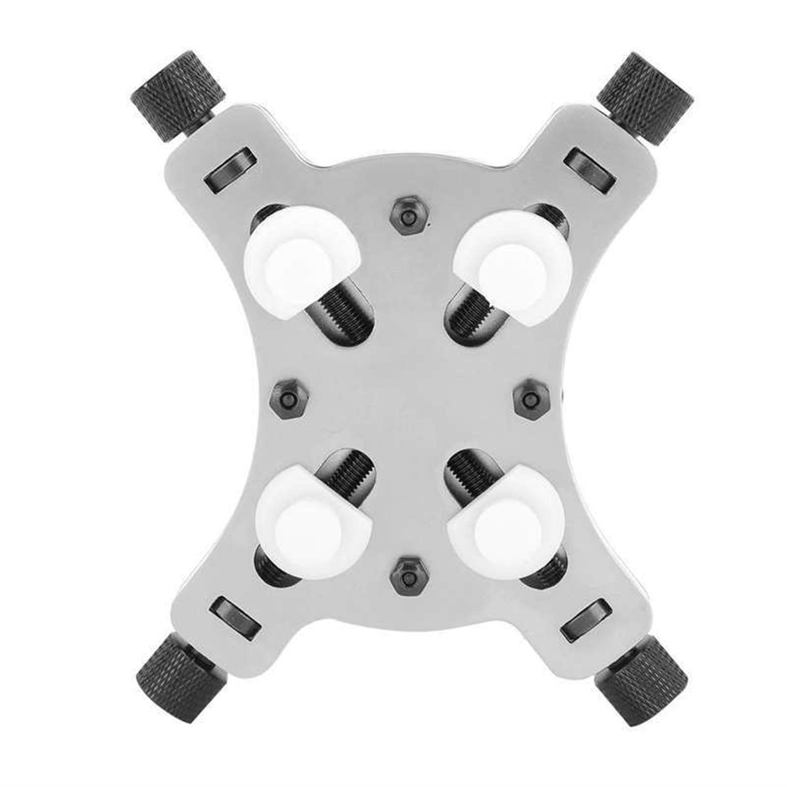 Accesorios para Herramientas de relojería, Soporte para Caja de Reloj, Abrazadera de sujeción, Herramienta de reparación de Metal para relojeros, diámetro máximo 60 mm.