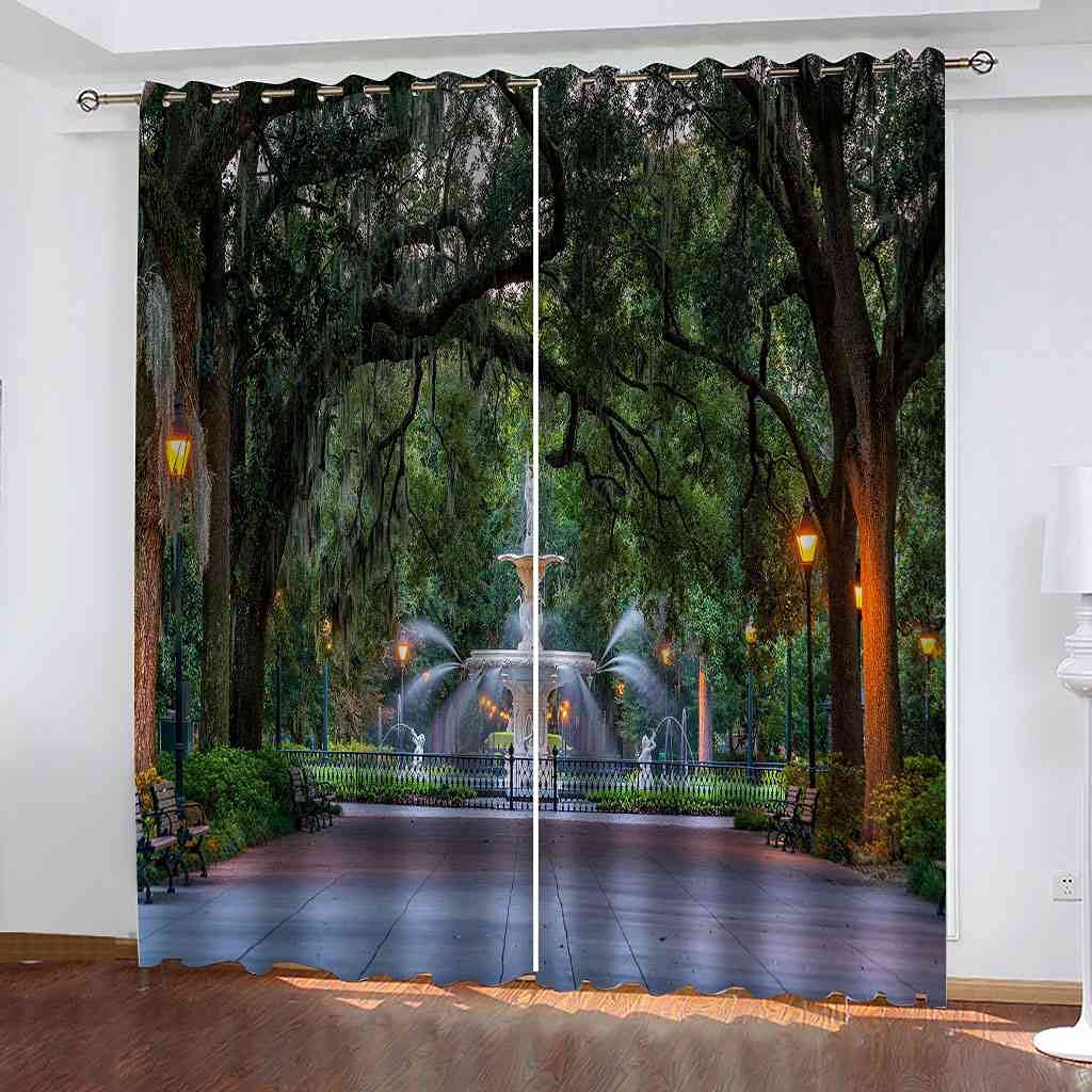 Rideaux isolants bruits et lumière rideau occultant 3D lourd 200x214 cm