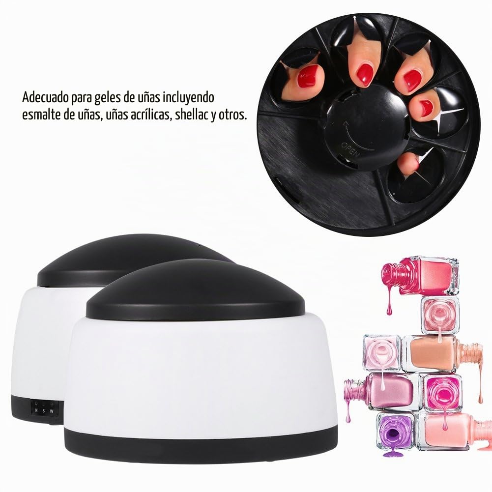 Removedor de esmalte de uñas,Removedor automático de vapor para esmalte de uñas,36W Fast Gel Polish Remover Machine UV Nail Bulid Gel Remover Dampfer 110-240V