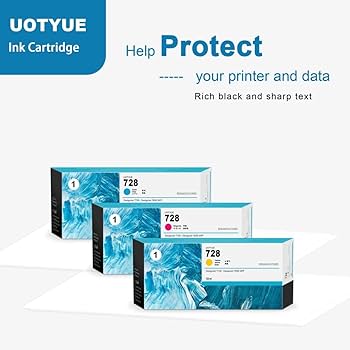 HP DesignJet 728 インクカートリッジ 3色セット Amazon.com: 728 Ink Cartridge Set 130-ml (3 Pack, Cyan