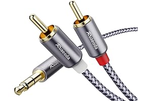 Ruaeoda 3.5mm to 2RCA Cable, Your Quality Audio Connection