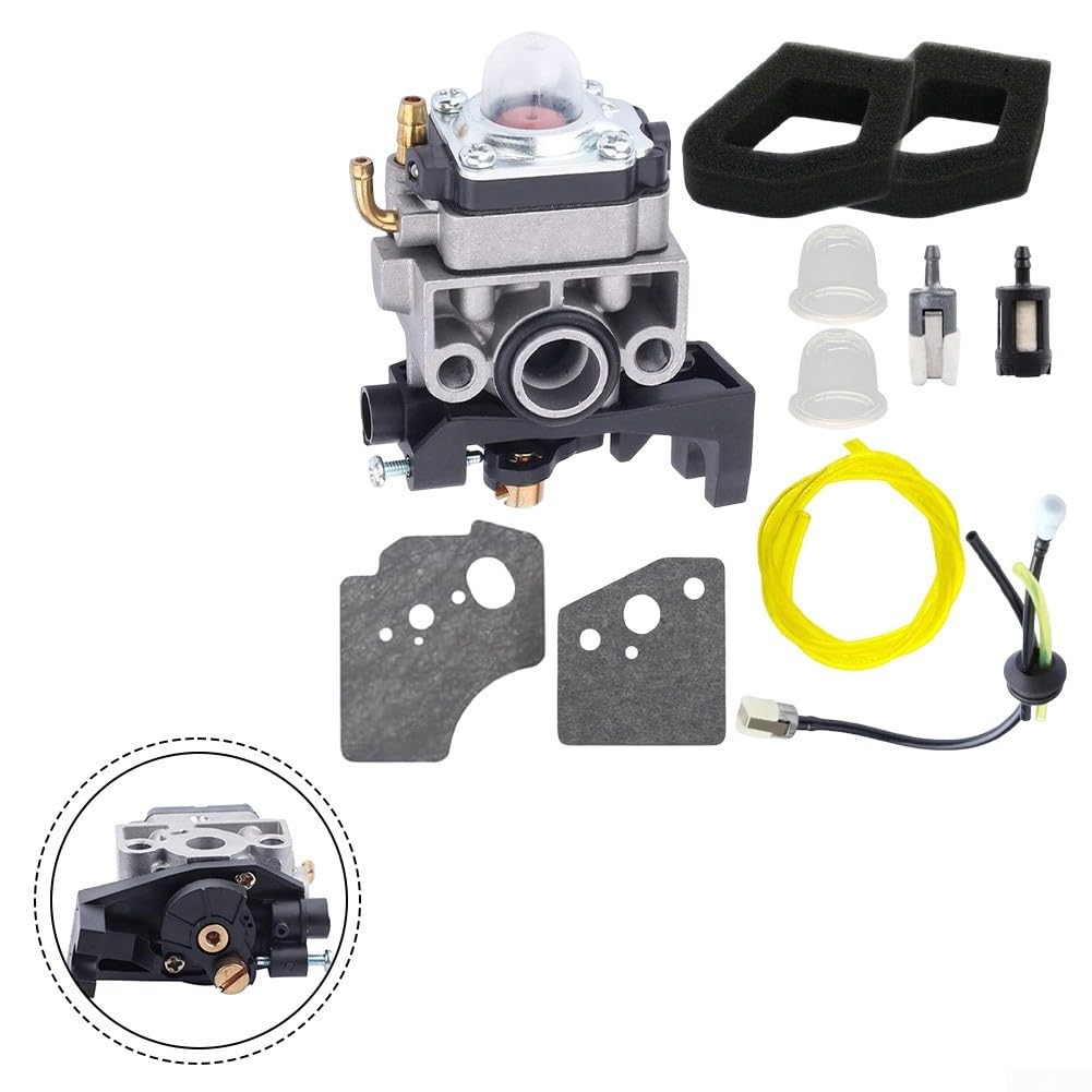 KIT CARBURATORE HONDA GX35 GX25 Motore 4 Tempi Sostituisce 16100-Z0Z-034 Z0Z-815 Z0H-825 Compatibile con Decespugliatori FG110 HHT35 Metallo