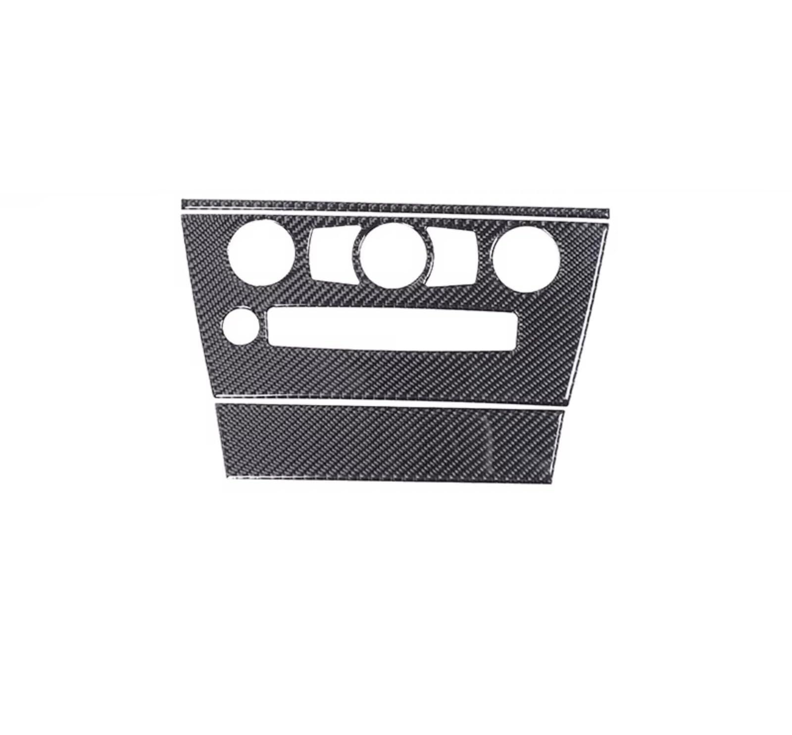 Car Interior Moulding Trim for BMW 6 Series E63 E64 2004-2009 Soft Carbon Fiber Interior Kit Dashboard Console Gear Shift Panel Decoration Cover Stickers(R)