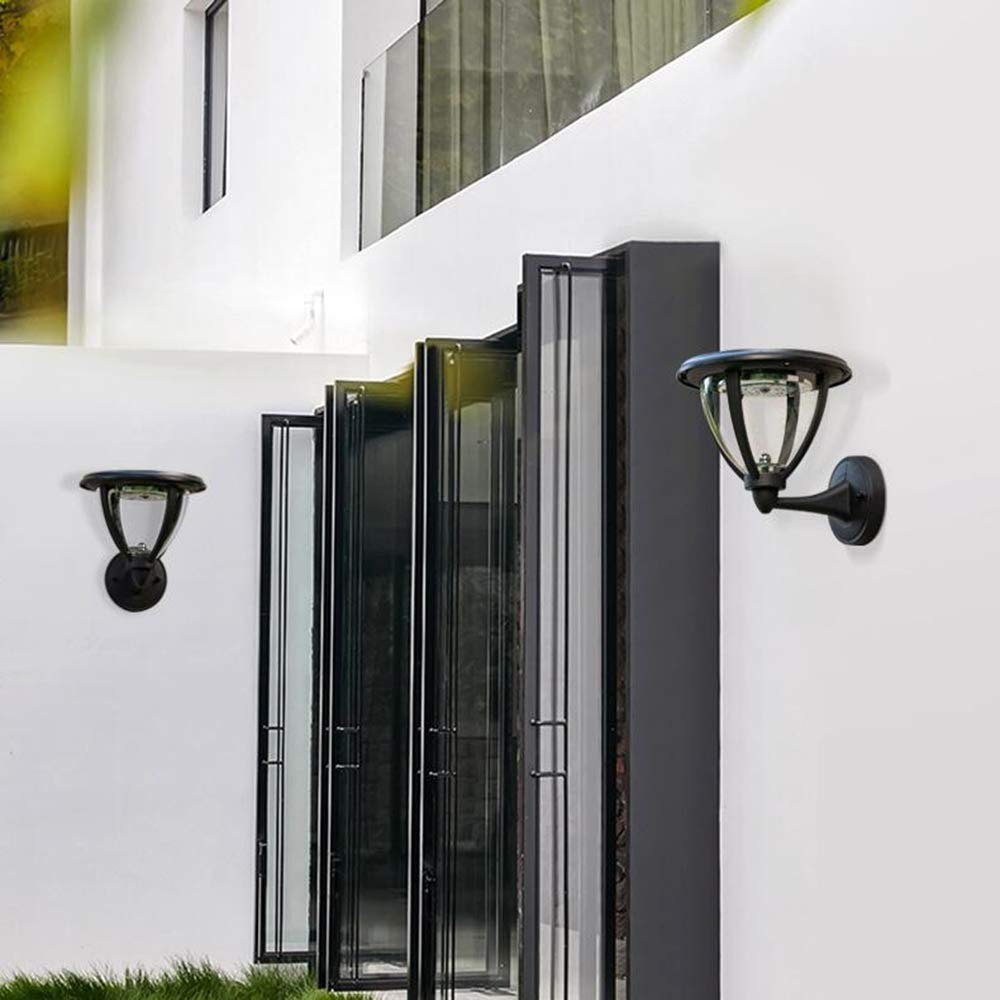 Zewnętrzna Lampa Ścienna, Nowoczesna Solarna Lampa Ścienna Led, Zewnętrzna Lampa Uchwytowa, Wodoodporna, Antykorozyjna, Ip55, Oświetlenie Dziedzińca, Balkonu, Zewnętrznego Oświetlenia Alejek, Ogrodu,