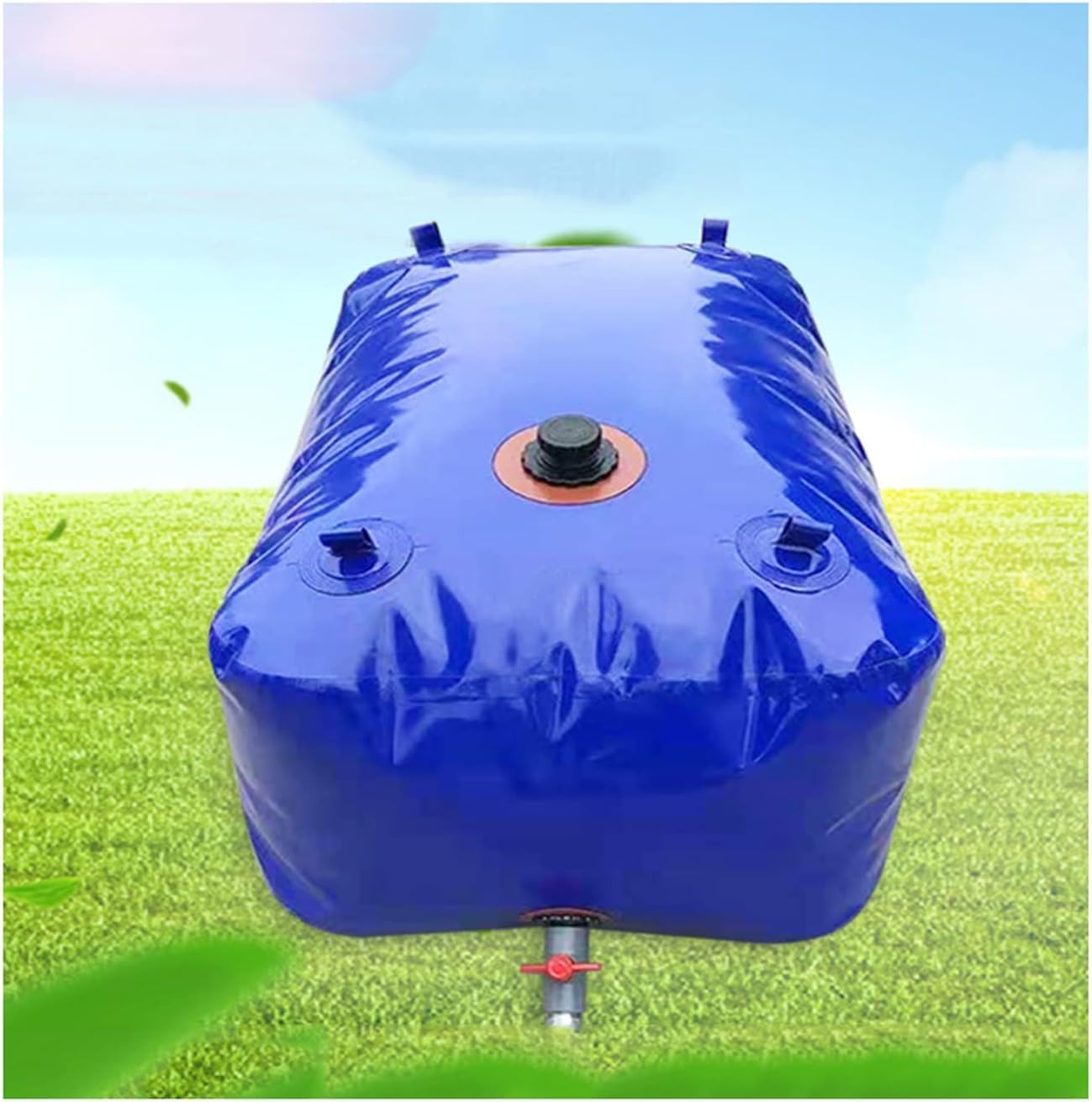Bolsa/contenedor de Almacenamiento de Agua, Tanque de Agua Plegable para Jardines y Granjas al Aire Libre, 0,8 * 0,43 * 0,34 Metros