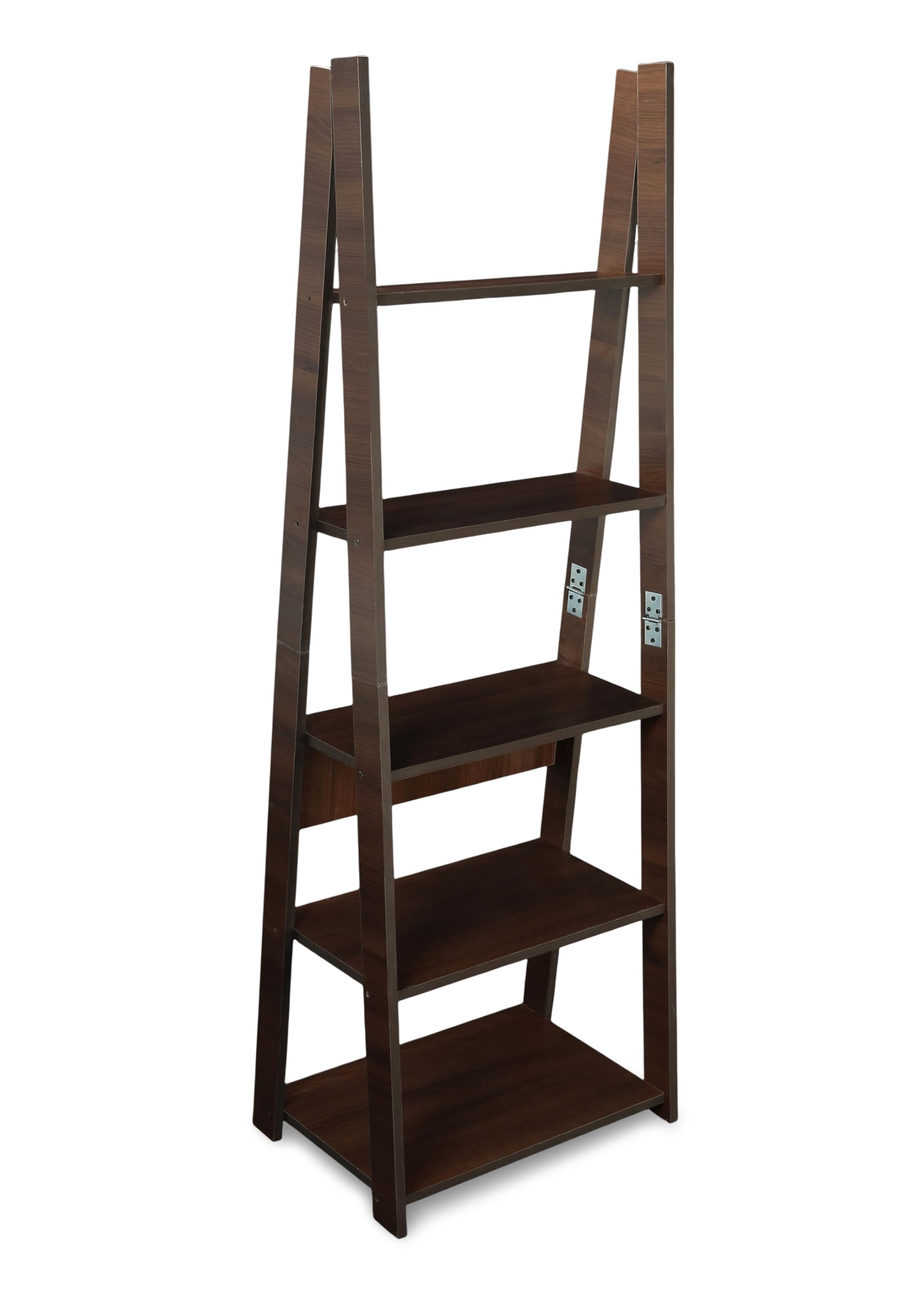 KVS Furniture Plank Reno Engineered Wood Ladder Book Shelf and Display Unit,Office,Kids Room (Accasiya Brown) DIY(Do-It-Yourself) 3