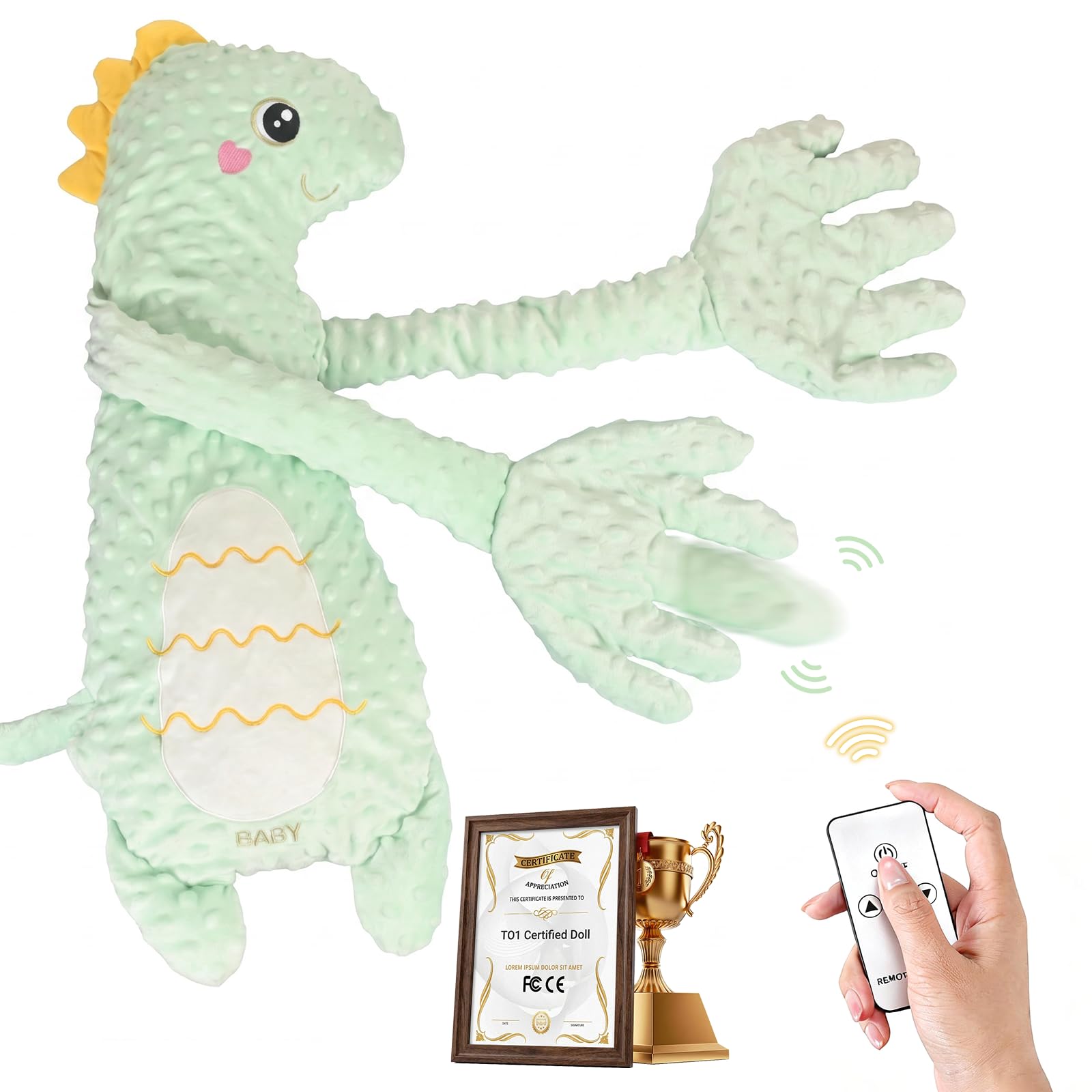 RUIHANDA Interactive Electronic Pet Plush Toy, Plush Toy for Kids Boys and Girls