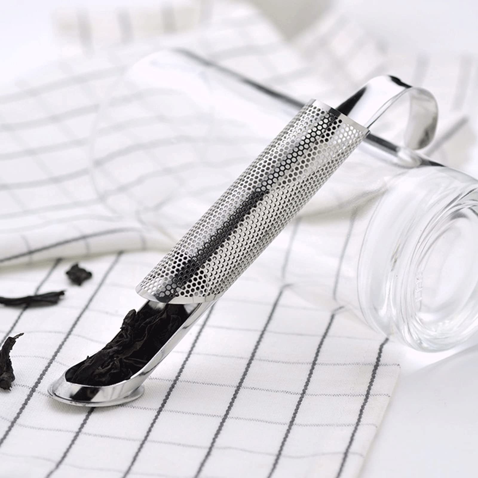 Infuseur à thé en acier inoxydable en maille - Filtre à thé en métal - Design en vrac - Accessoires de thé
