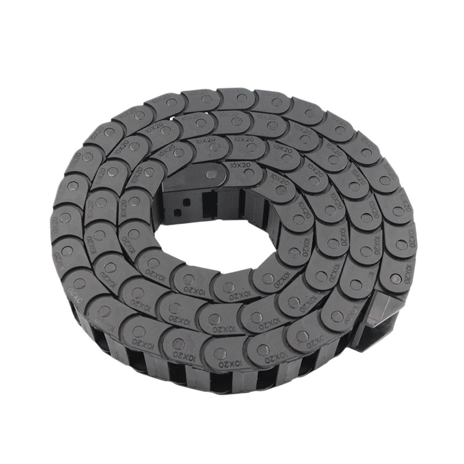 Lylnv One Color 1 Meter Plastic Cable Chain 1M Wire Carrier Drag Chain With End Connector Chains For Router Machine Cable Channel