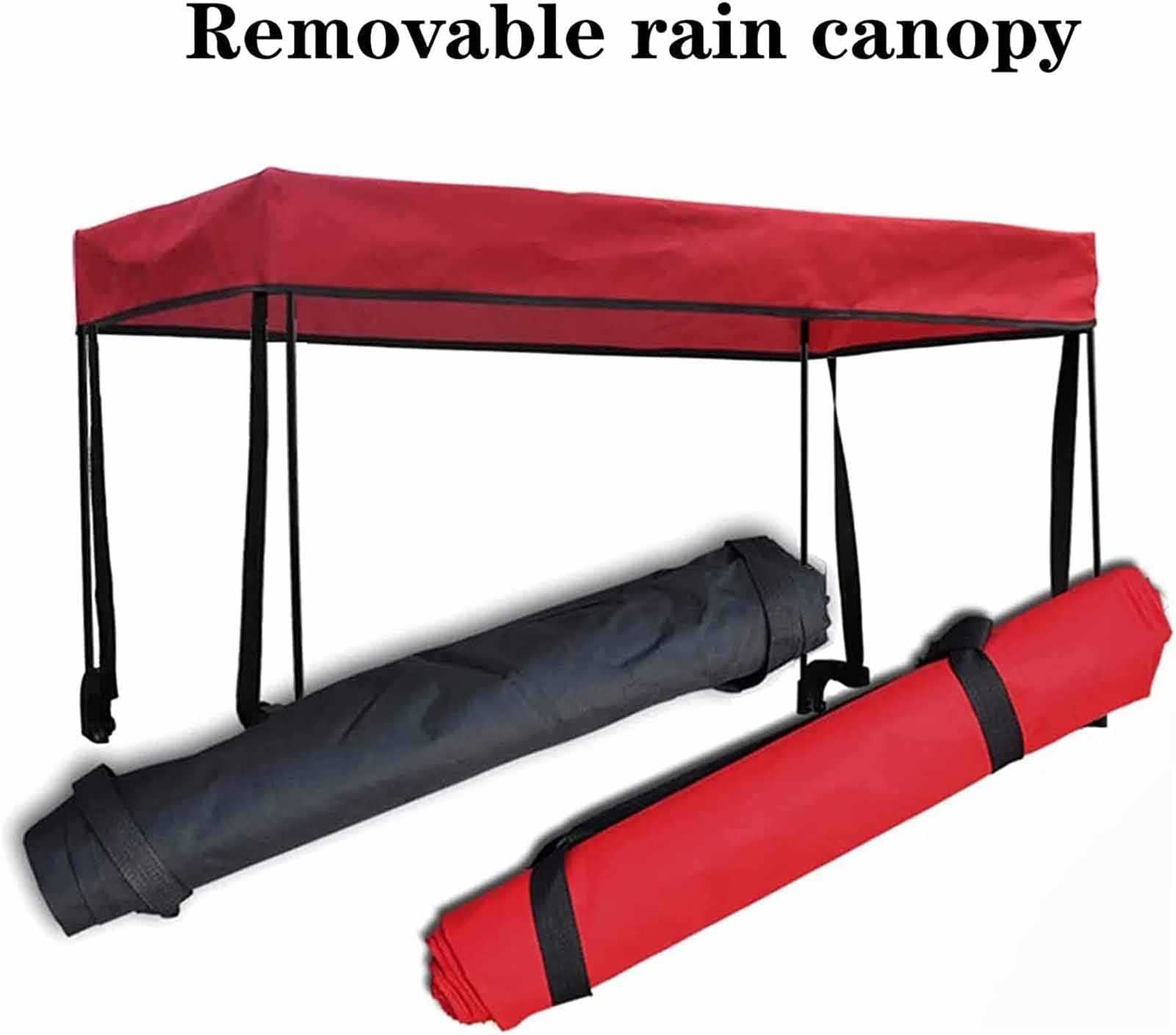 Toldo plegable para carrito, parasol con protección UV para jardín, camping y playa, ligero, fácil de instalar, solución de sombra portátil para exteriores