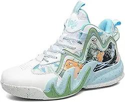 Tênis de basquete masculino cano alto com cadarço para esportes ao ar livre Equipamento de basquetebol