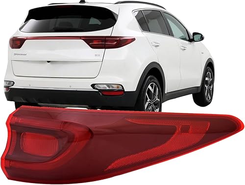 APA - Lámpara trasera exterior de repuesto para Sportage 2020 2021 2022 con bombillas lado izquierdo del conductor 92401D9510 KI2804159