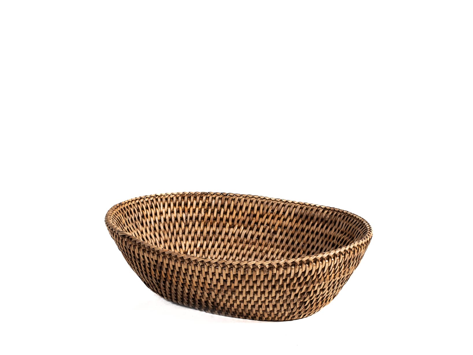 Cestino ovale in rattan H&H 27x21 cm pour le pain et les fruits