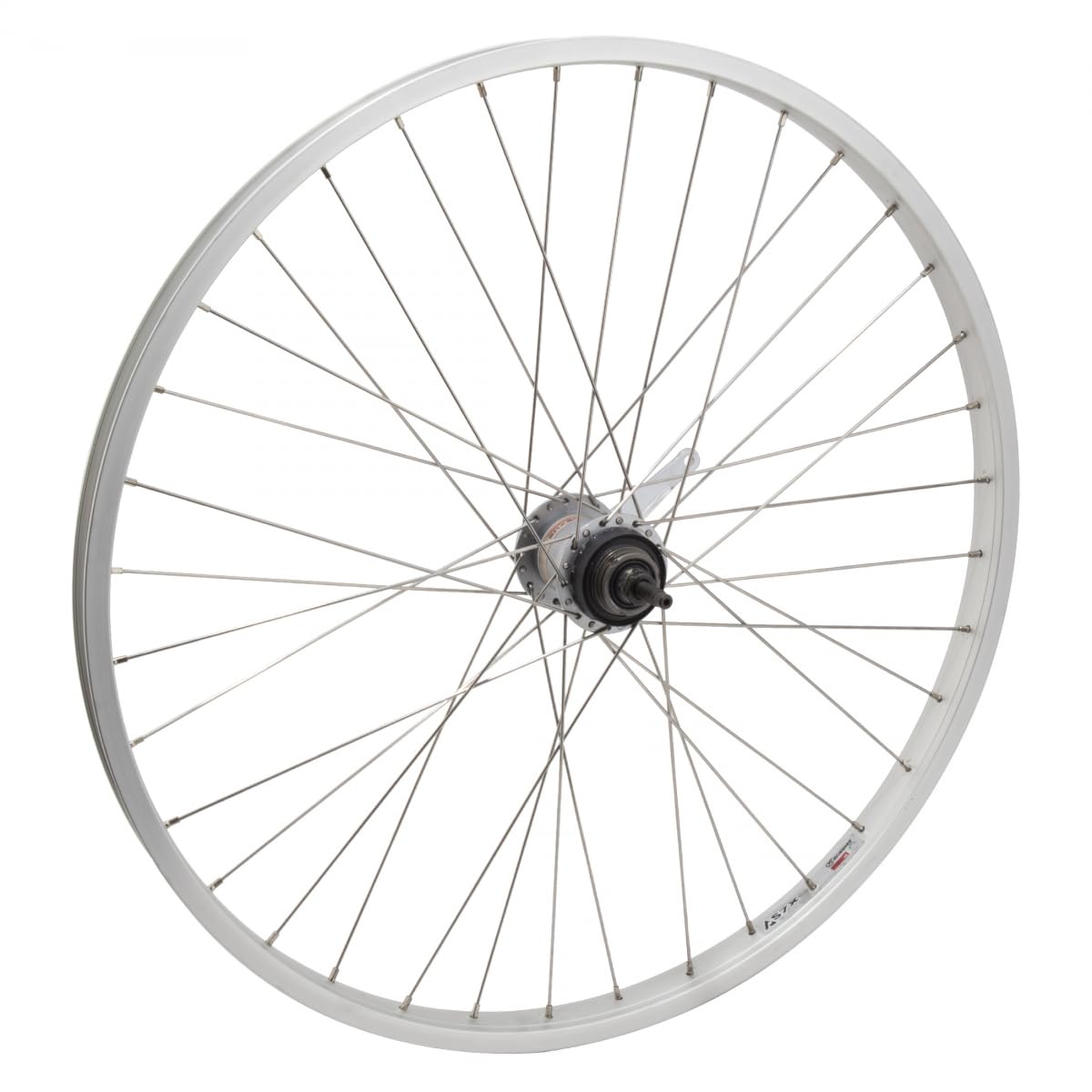 WheelMaster Rear 26 x 1.75/2.125, Alloy, Silver, Nexus-3Sp, Coaster Brake, 14g SS Spokes, 36H