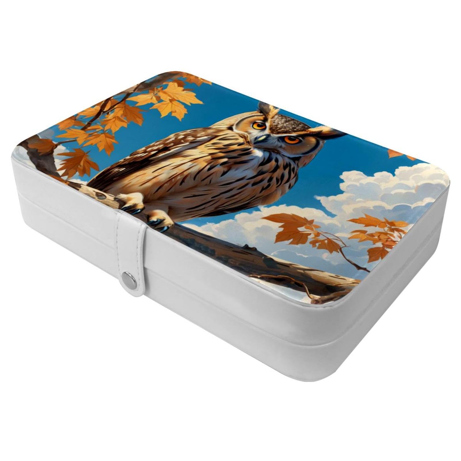Étui de voyage pour bijoux et montre compact pour organiser ses bagues en déplacement professionnel