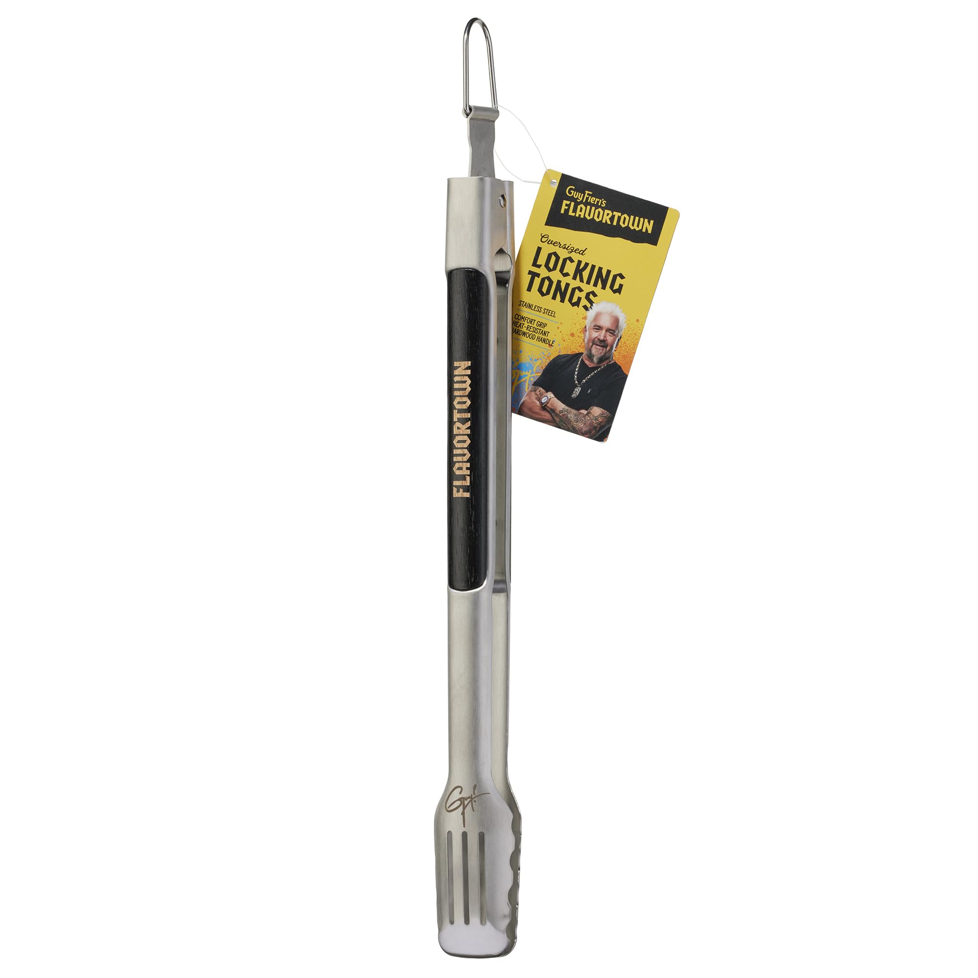 Amazon.com: Guy Fieri's Flavortown Oversized Locking Tongs with
