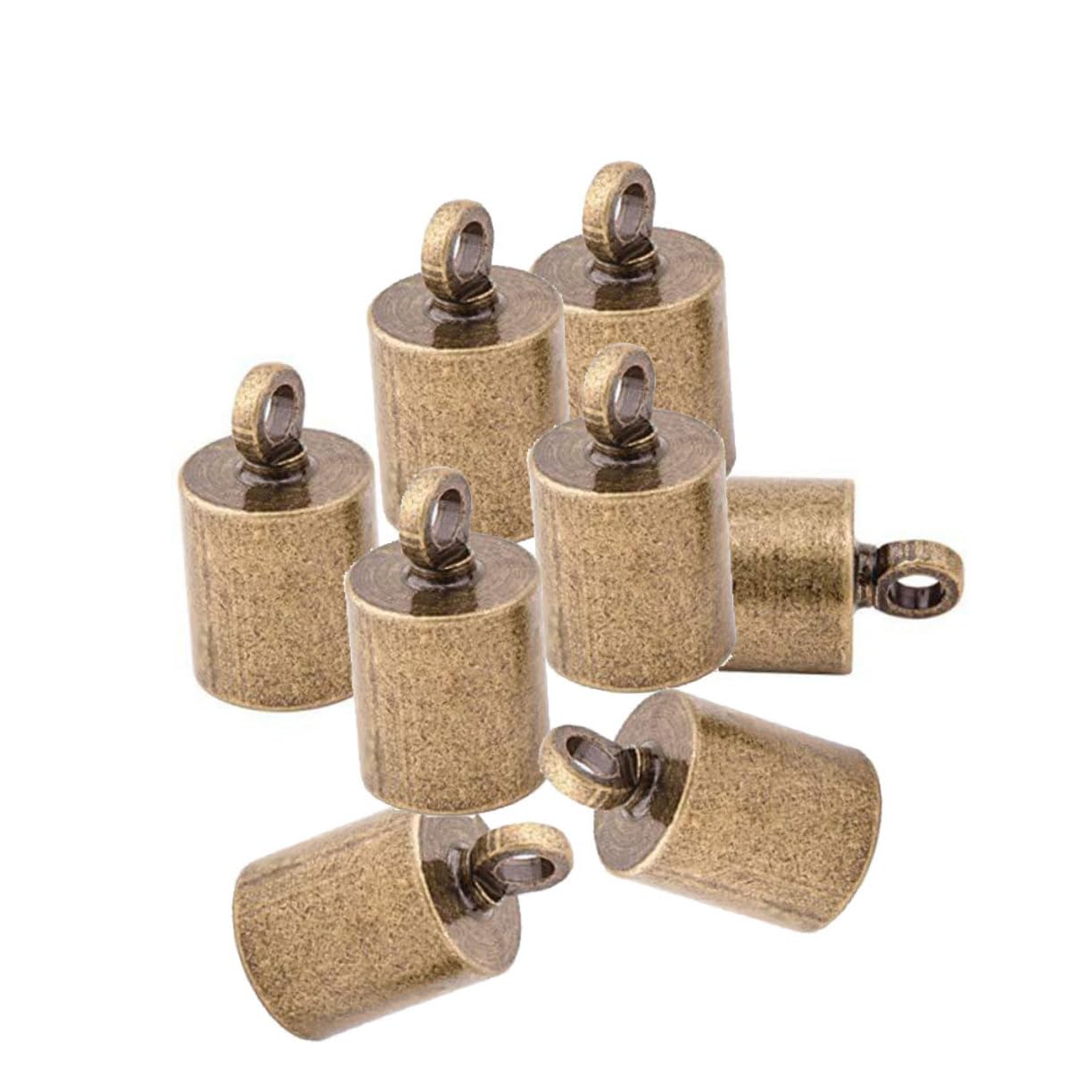 Kit de 300 tapones de cuero HOODANCOS para accesorios de collares y joyería DIY 8