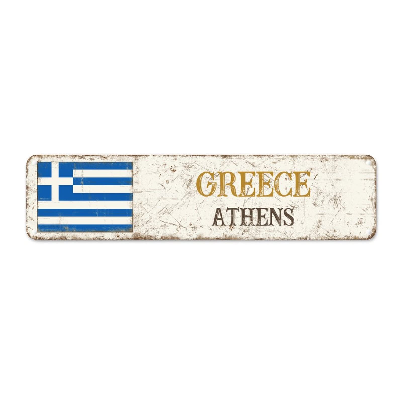 Souvenir de la ville d'Athènes pour décorer un porche d'entrée au style grec