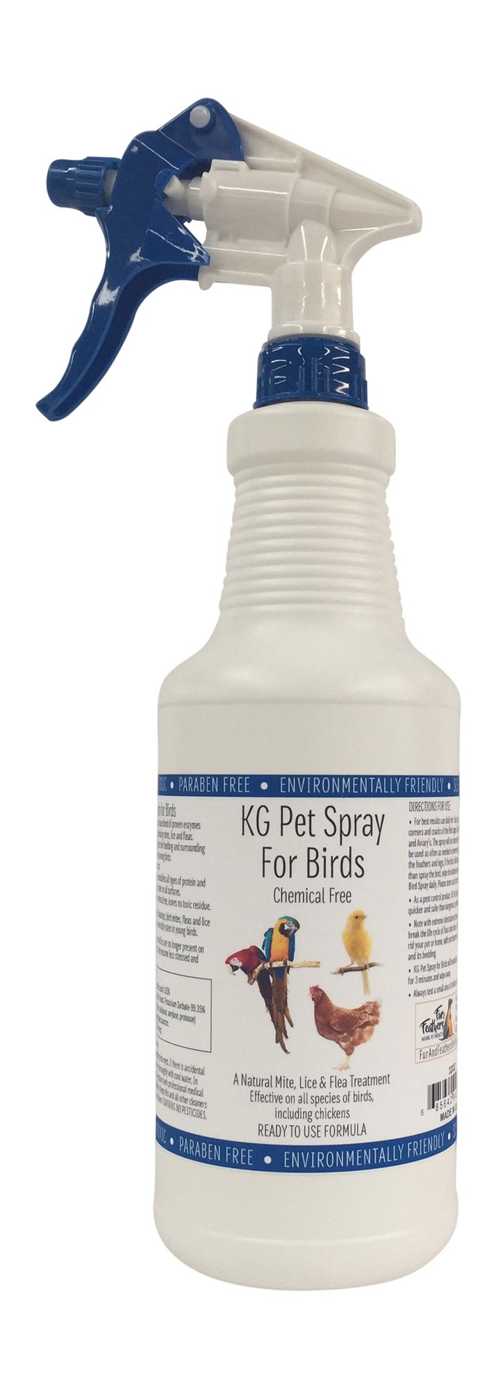 KG Pet Spray for Birds - Ready to Use Formula 32oz