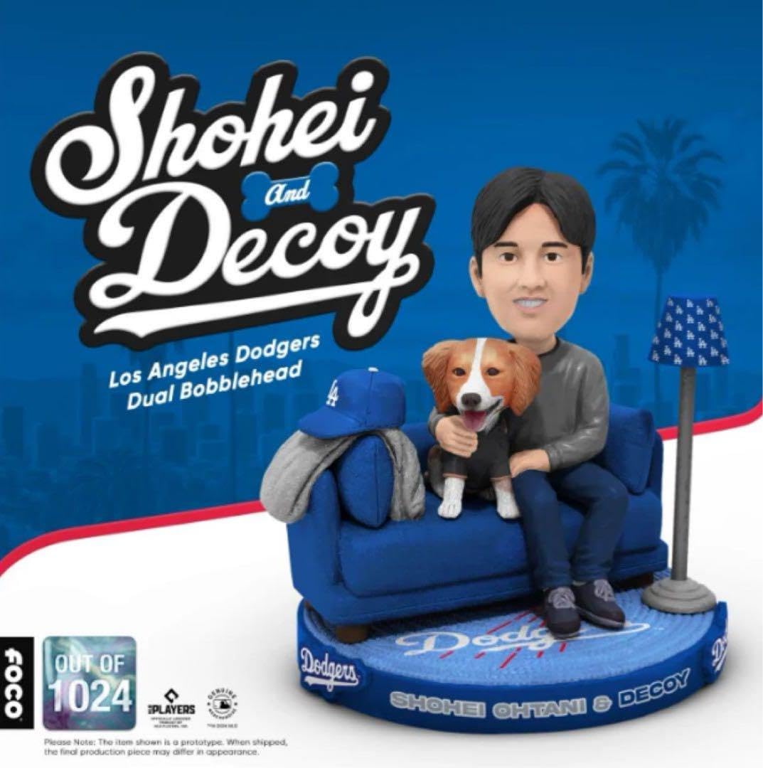 Amazon.co.jp: 世界1024個限定 大谷翔平 デコイ デコピン ボブルヘッド 