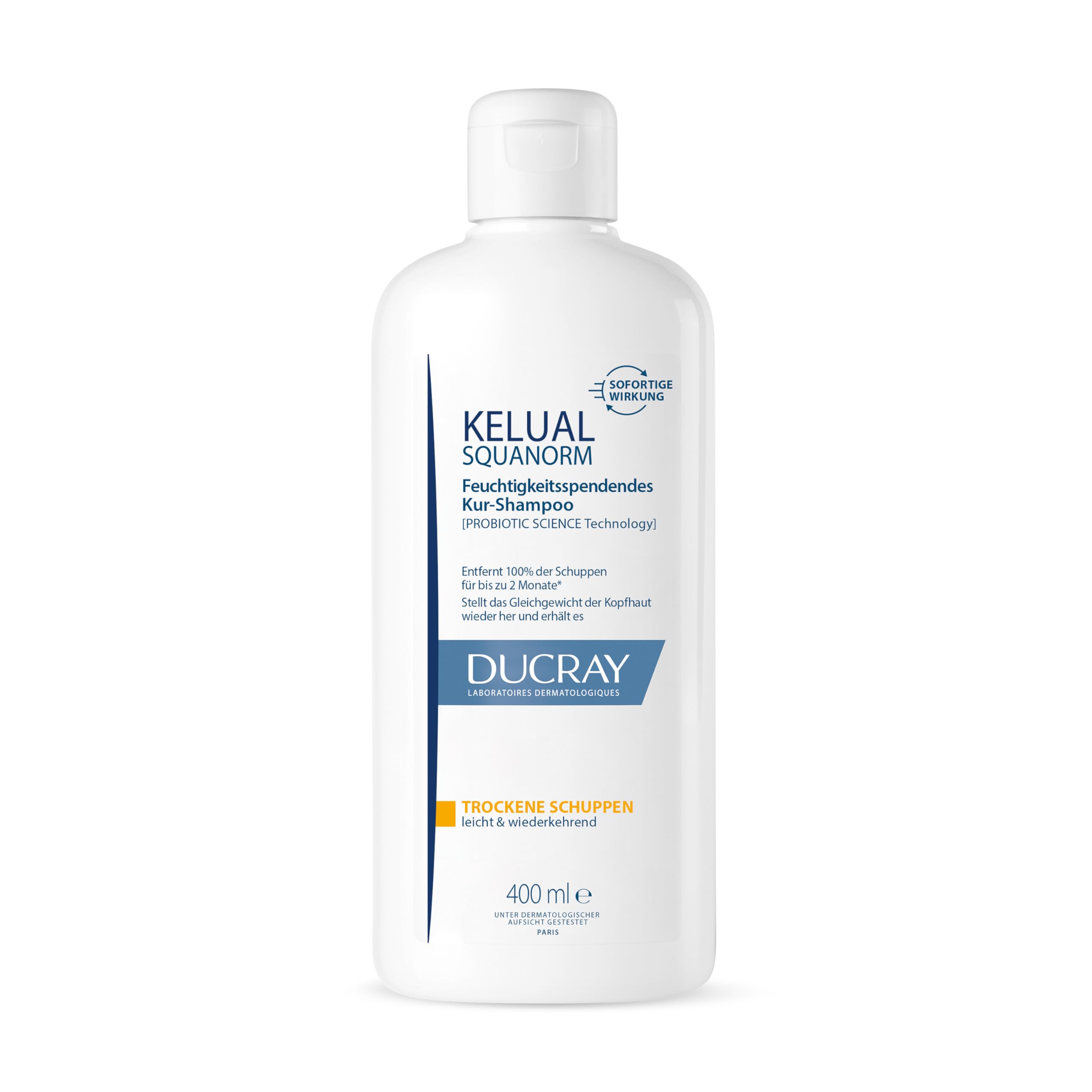 Ducray Kelual Squanorm Dry Dandruff Regulating Shampoo 400 ml.