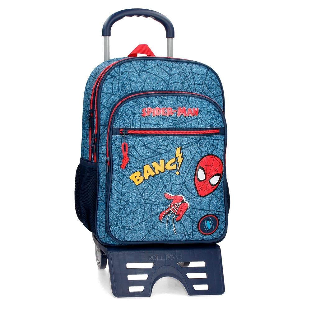 Marvel, blu, Talla única, Zaino 42 + carrello