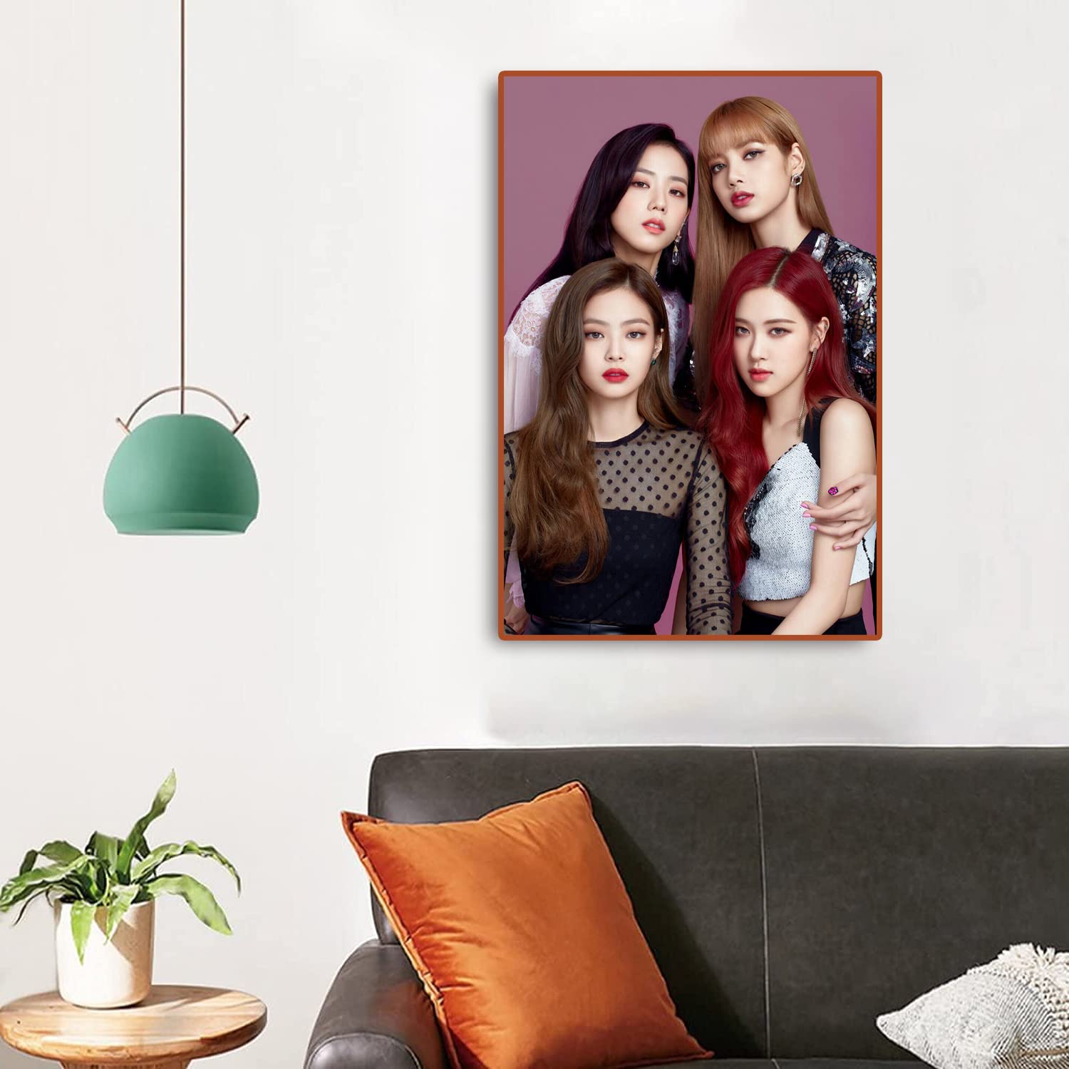 CGHSDJ Blackpink Impression sur toile imperméable HD résistante aux UV