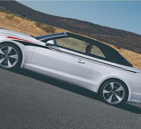 Amazon 車のサイドスカートステッカー 1ペアカーウエストラインサイドスカートストライプグラフィックビニールカーステッカーデカールa Udi A3 A5 Q3 Q5 ステッカー デカール 車 バイク Amazon 車のサイドスカートステッカー 1ペアカーウエストラインサイドスカートストライプグラフィックビニールカーステッカーデカールa Udi A3 A5 Q3 Q5 ステッカー デカール 車 バイク