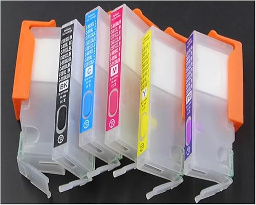 Miniatura 4 de UP 6 Pack Empty refillable Ink Cartridges for C-Non P-XMA TS8220 TS8120 TS9120 Printer PGI-280XXL PGI 280