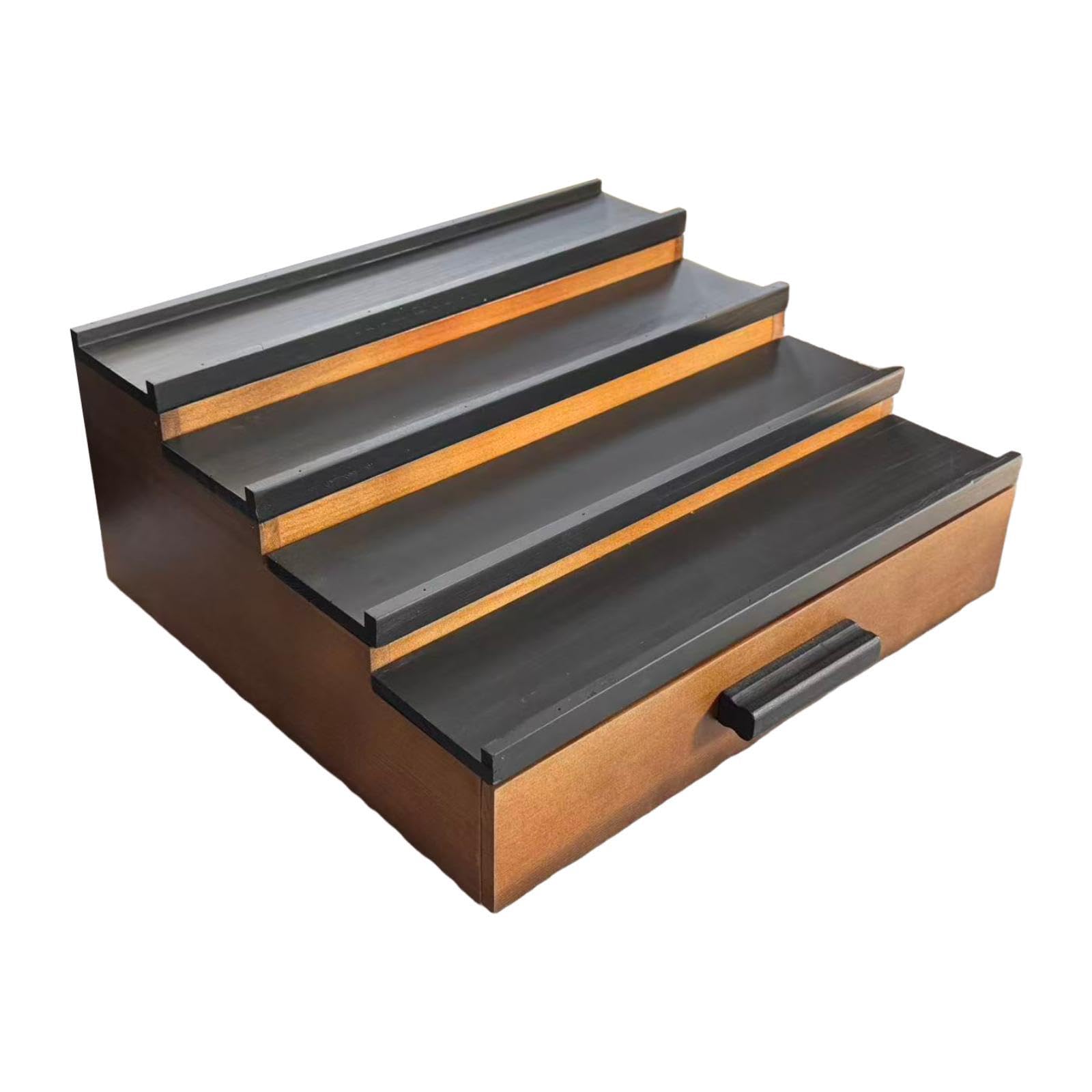 kowaku Organizador de perfumes, Estante de Almacenamiento de fragancias, Organizador de Escritorio para Hombres y Mujeres, excelente Regalo, Soporte de, Marrón Y Negro