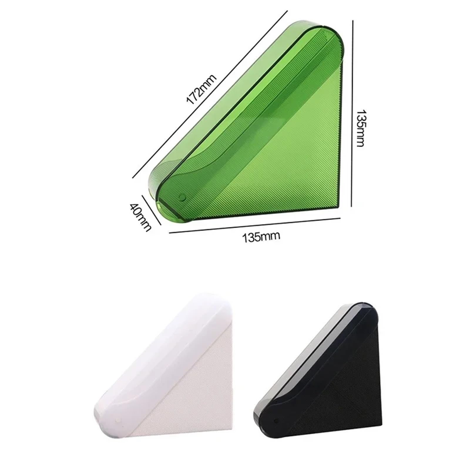 2 stücke Kaffeefilterpapierhalter Box Handtropfkaffeefilterpapier-Aufbewahrungsregal ABS-Abdeckung Filterpapier-Aufbewahrungsbox Kaffeewerkzeuge Für Kaffeebar(Green)