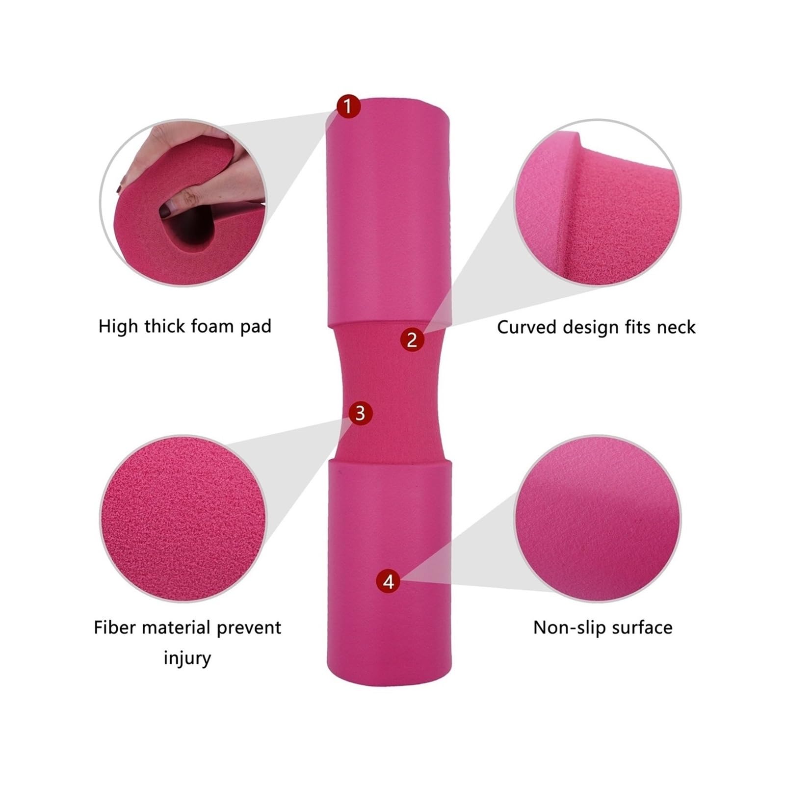 9-częściowy zestaw do ćwiczeń z opaskami na pośladki | Przenośna torba do ćwiczeń na pośladki(Pink)