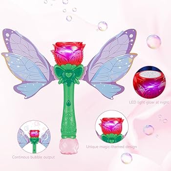 Bubbles - melt the lady   aru Amazon.com: Aooess Bubble Wands for Kids 3-5 Years Old Girls