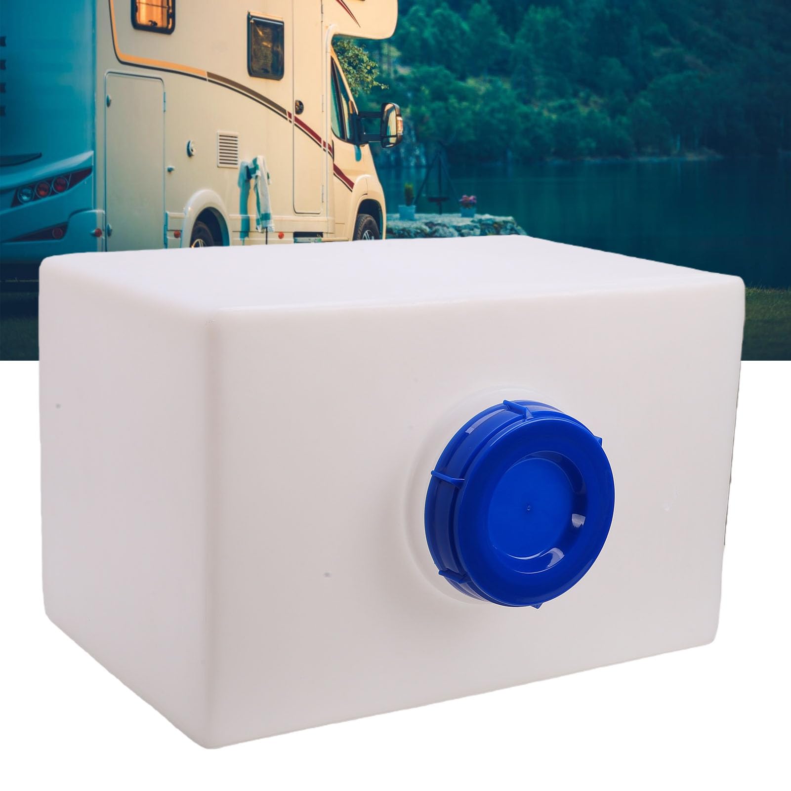 RV-Reservoir-Wassertank, 17 Gallonen, Weiße Farbe, Auslaufsicherer LLDPE-Trinkwasserspeichertank für Yachten
