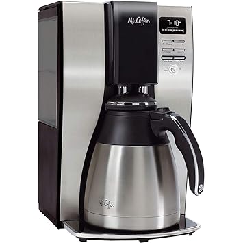 Mr. Coffee BVMC-PSTX91 Optimal Brew 10-Cup Thermal Coffeemaker, Black/Stainless Steel by Mr. Coffee
