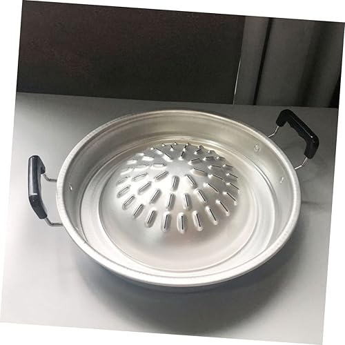 Miniatura 8 de Parrilla de aluminio resistente al calor de las manijas dobles de la cacerola profesional para acampar al