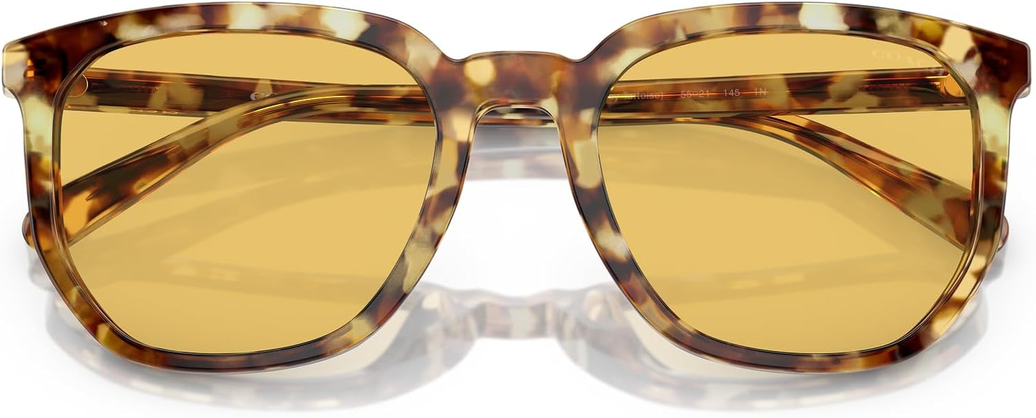 COACH mens Hc8384u Universal Fit Square Sunglasses