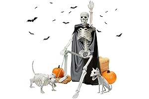 Askill Halloween Animals Skeleton Decorations, 3FT Halloween Animal Skeleton
