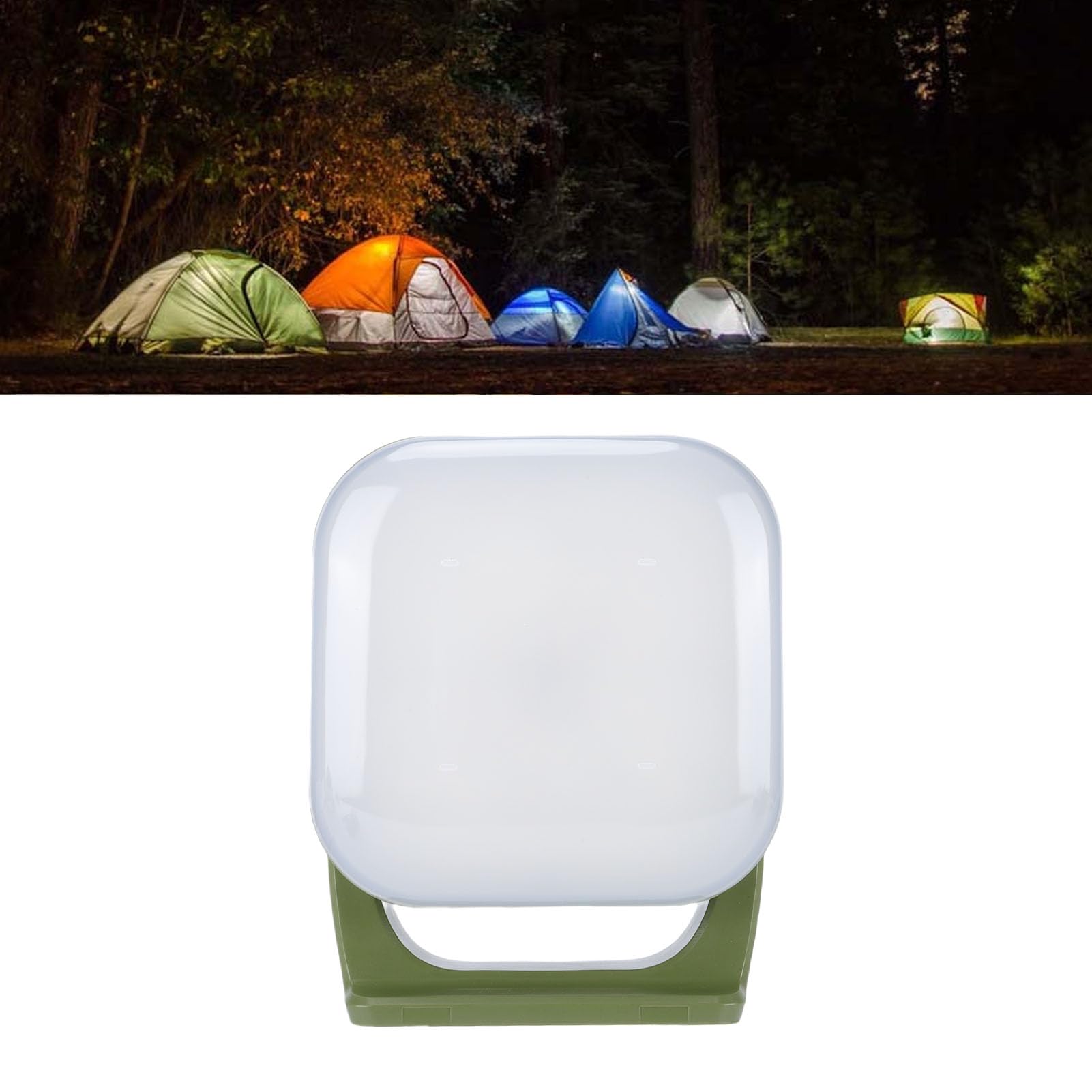 Lampe de Camping Solaire LED, Rechargeable 1300LM 12000mAh Portable, 3 Températures de Couleur pour Camping Randonnée et Extérieur