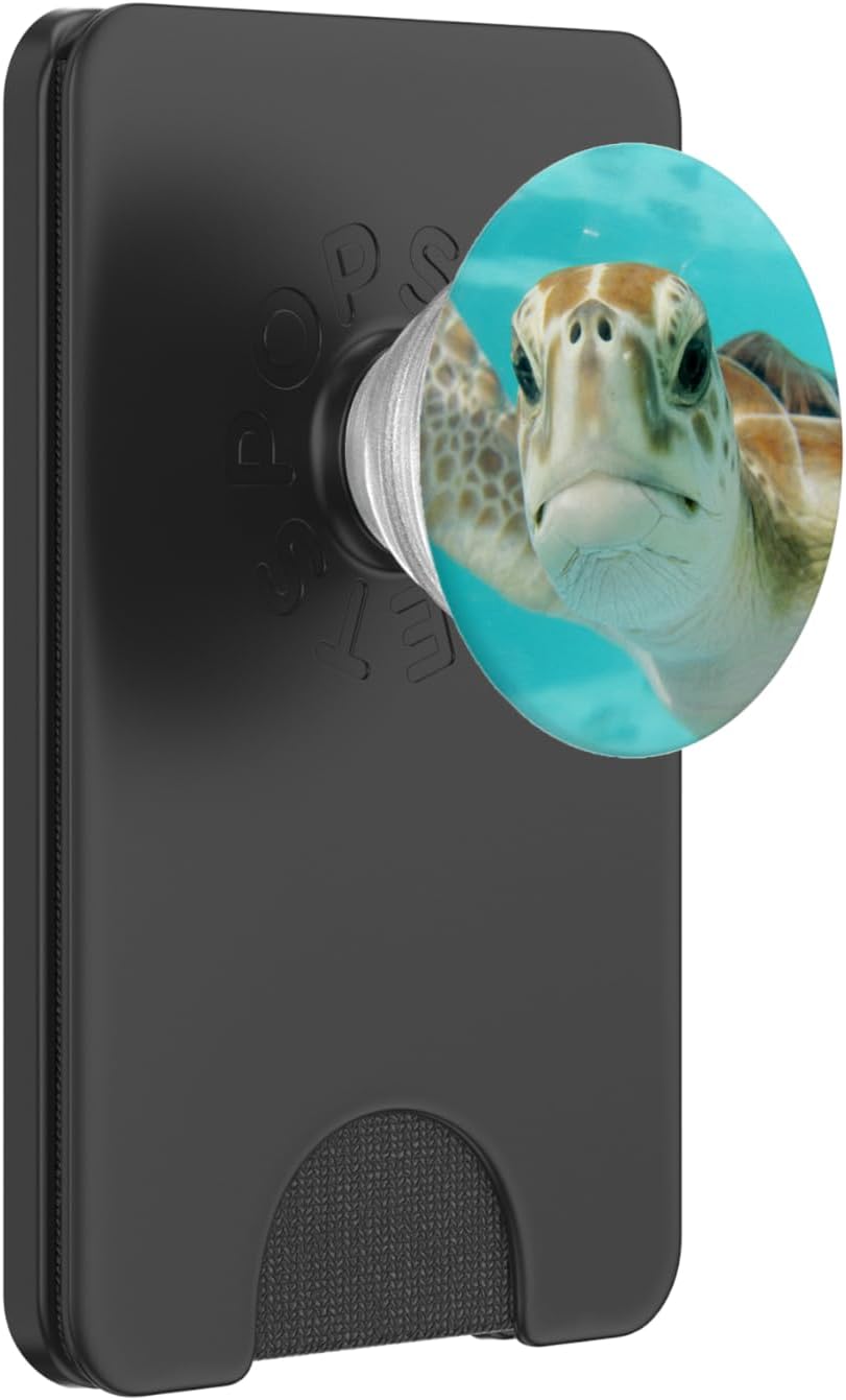 Pop out Cell Phones holder underwater Ocean Sea Turtles PopSockets PopGrip for MagSafe