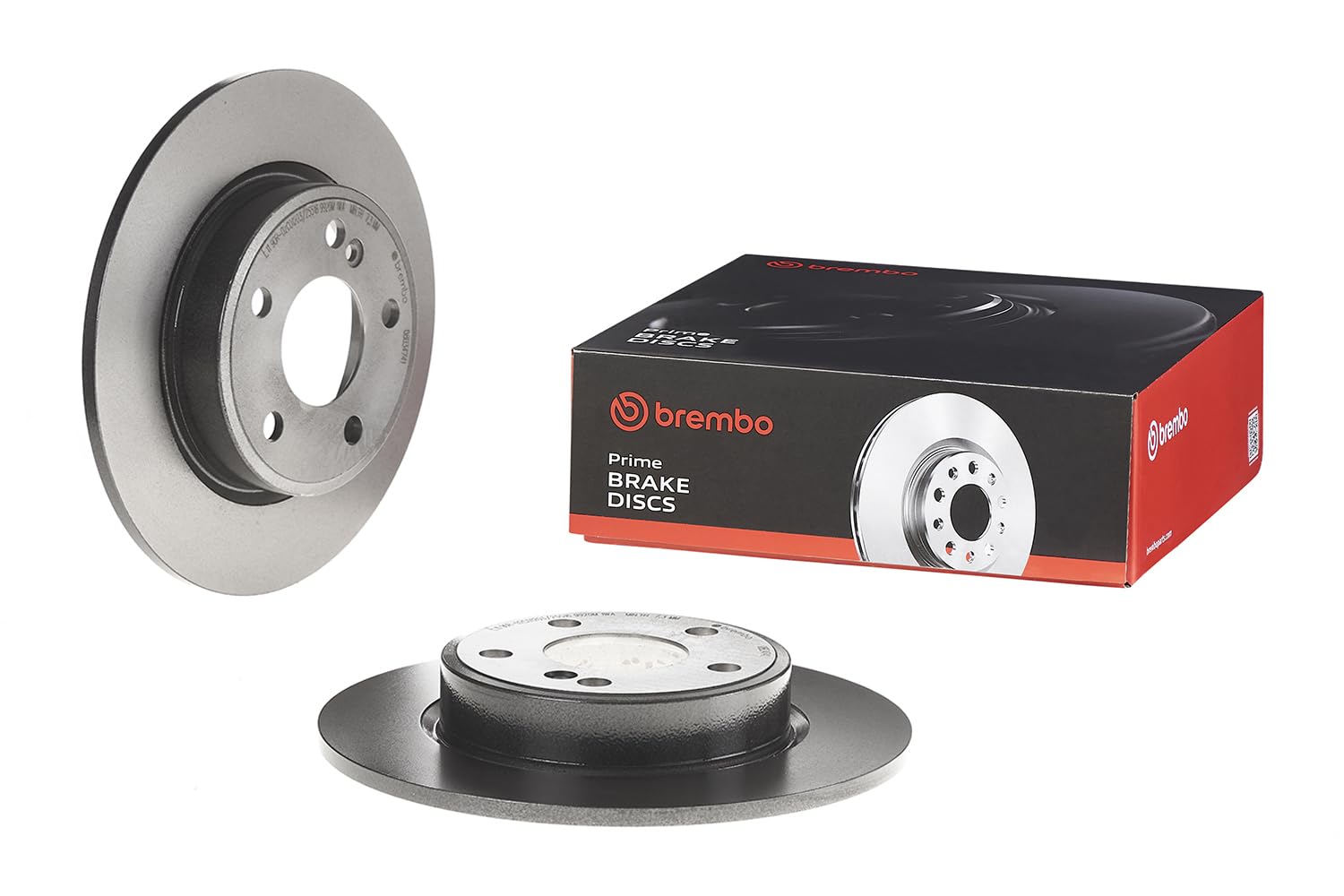 2x Brake Discs Pair Solid fits MERCEDES CLA180 C117 1.5D Rear 13 to 18 276mm Set