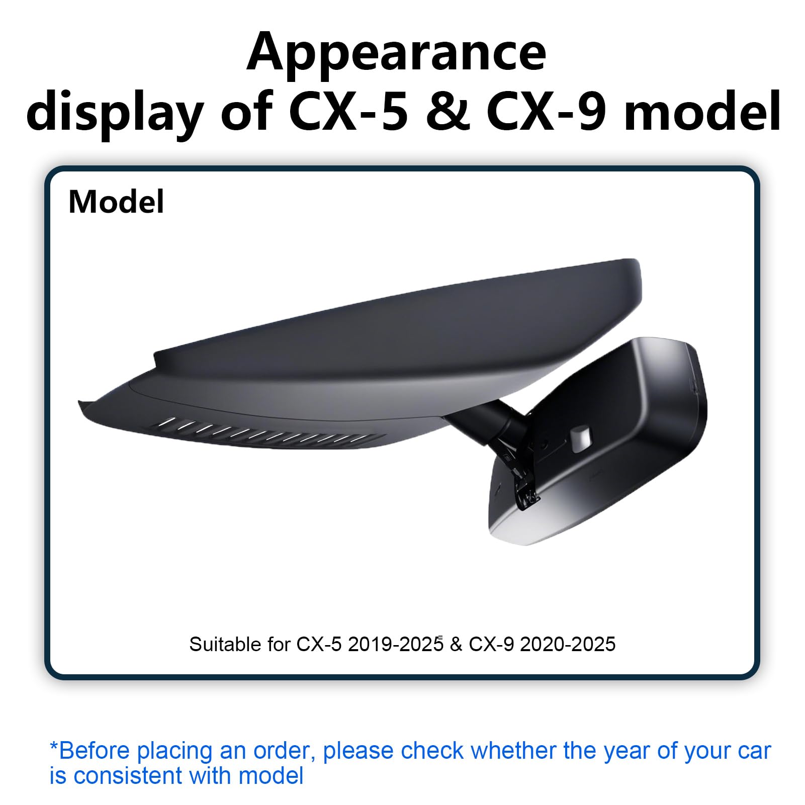 Mangoal Front 4K & Rear 1080p Dash Cam for Mazda CX5 2019-2025 & CX-9 2020-2025 2.5S Select Preferred Carbon Edition Plus Turbo Signature Touring Signature Grand Touring Sport, WiFi & App, 128GB Card