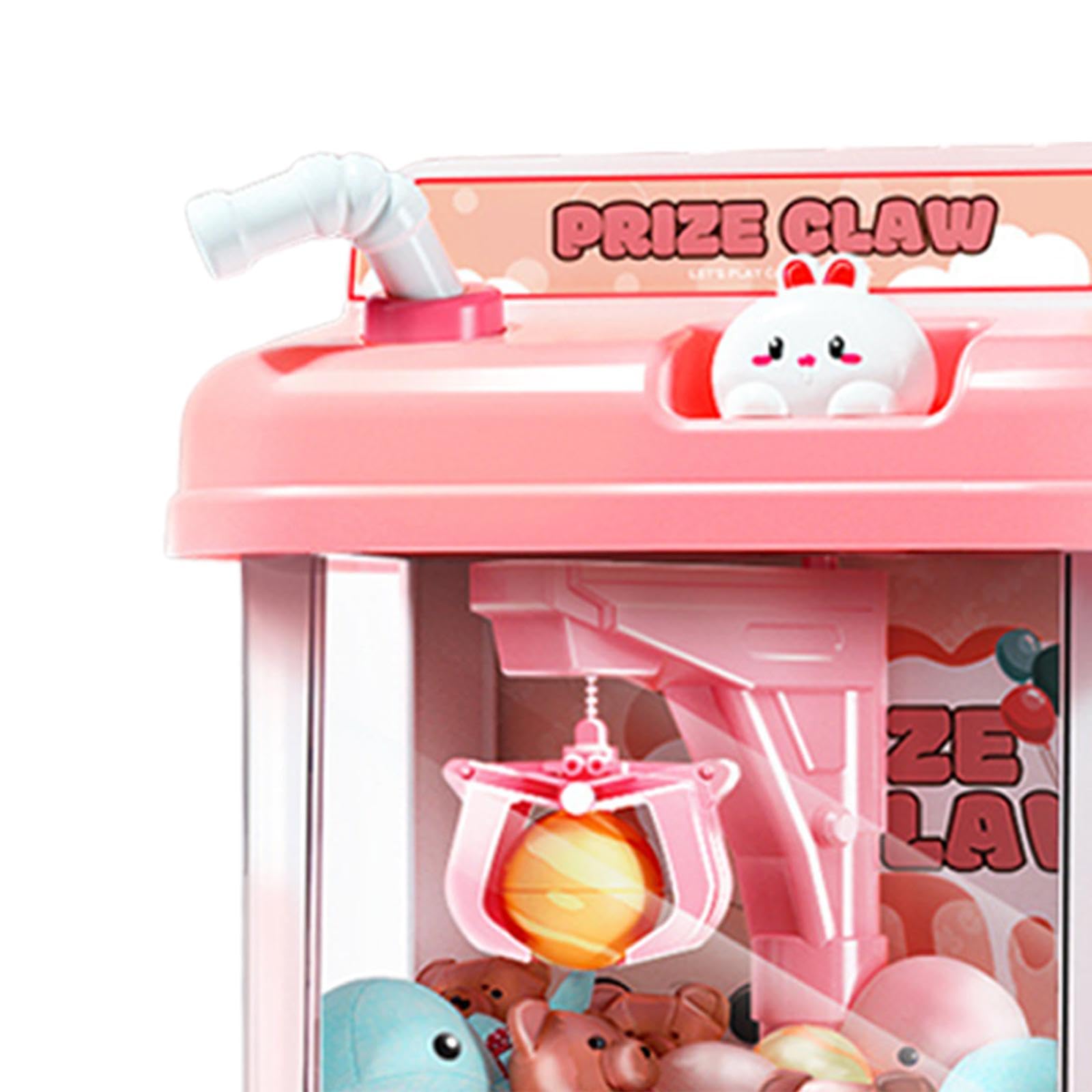 Baoblaze Macchina per Artigli Giocattolo da Tavolo Distributore di Distributore Automatico di Giocattoli Gioco di Artigli Giocattolo 60S Conto alla, Rosa
