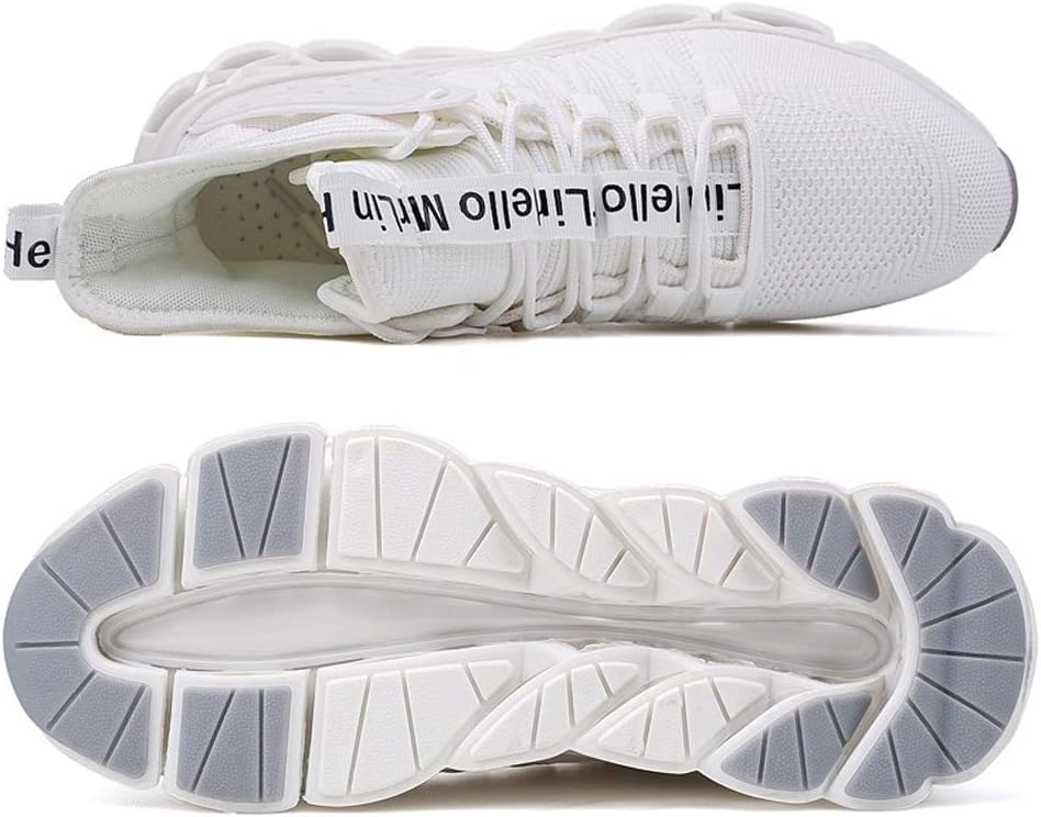 Hello MrLin Men's Running Shoes Non Slip Athletic Tennis Walking Blade Type Sneakers Hip Hop - Image 6